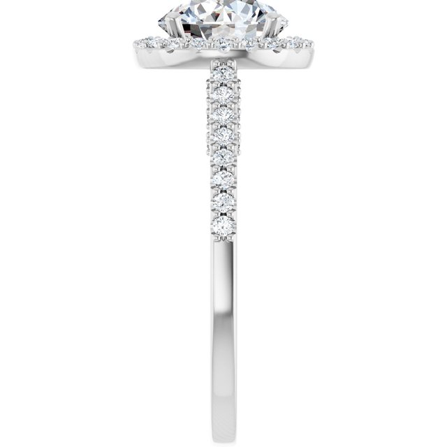Halo-Style Engagement Ring