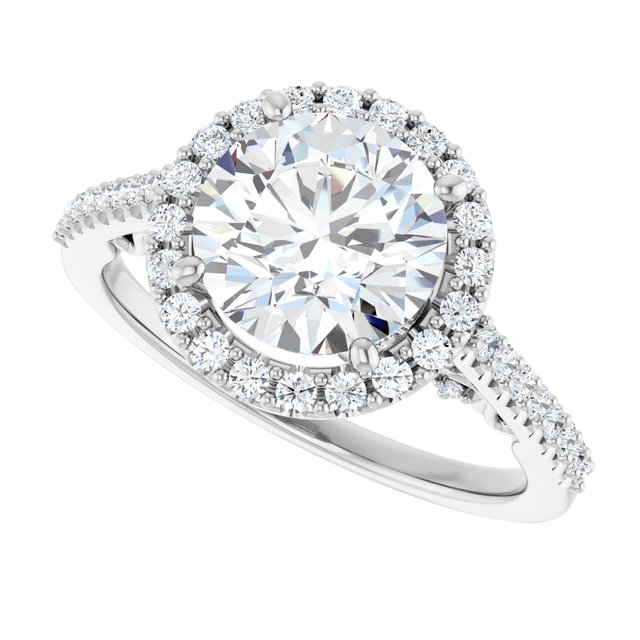 Halo-Style Engagement Ring