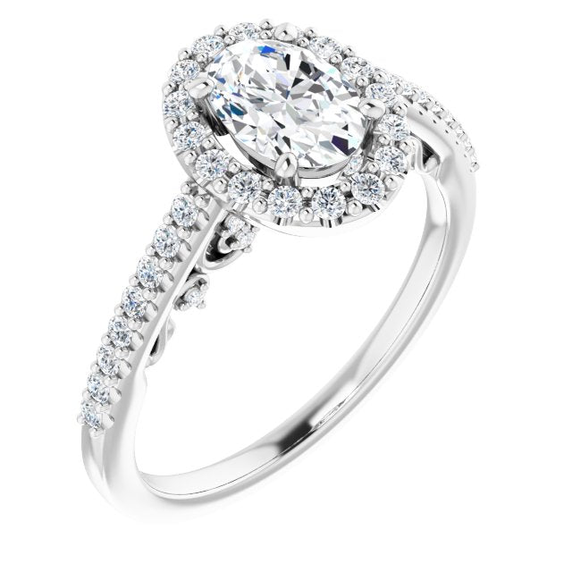 Halo-Style Engagement Ring