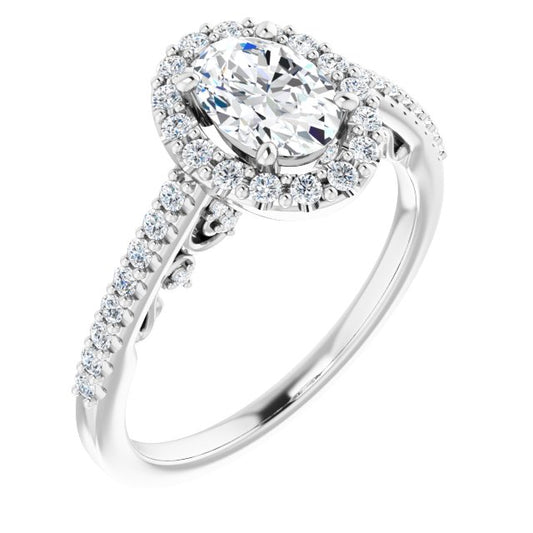 Halo-Style Engagement Ring