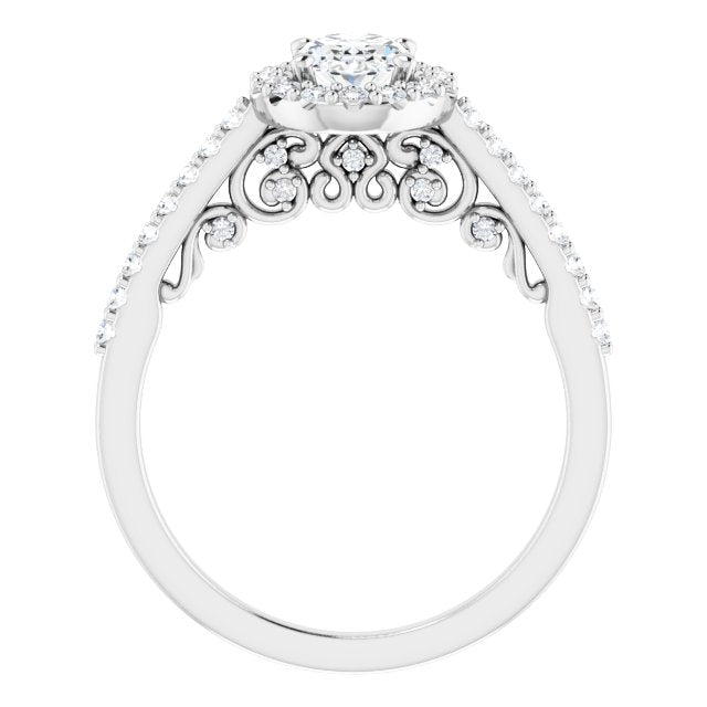 Halo-Style Engagement Ring