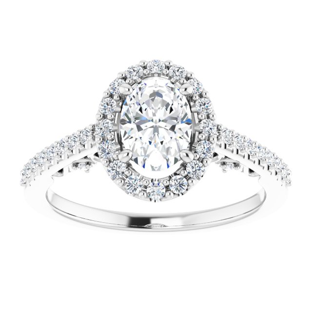 Halo-Style Engagement Ring