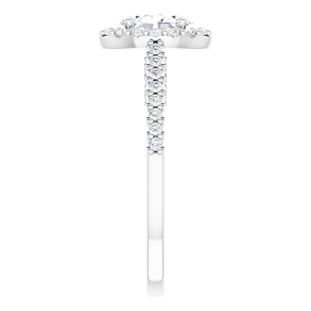Halo-Style Engagement Ring