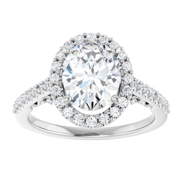 Halo-Style Engagement Ring