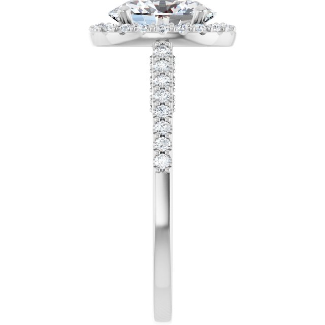 Halo-Style Engagement Ring