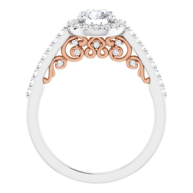 Halo-Style Engagement Ring