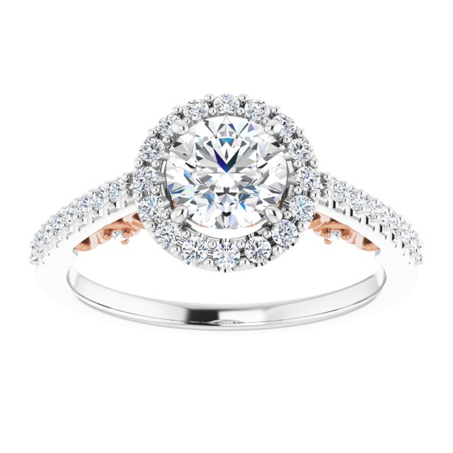 Halo-Style Engagement Ring