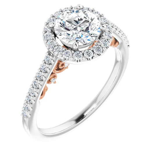 Halo-Style Engagement Ring