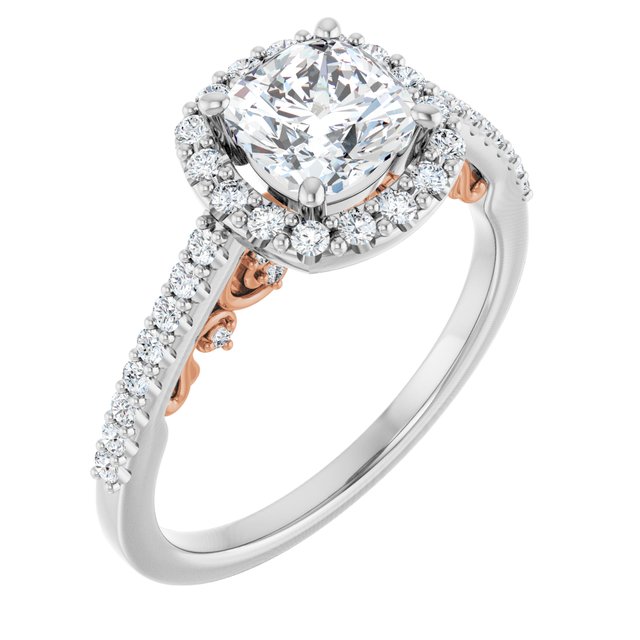 Halo-Style Engagement Ring