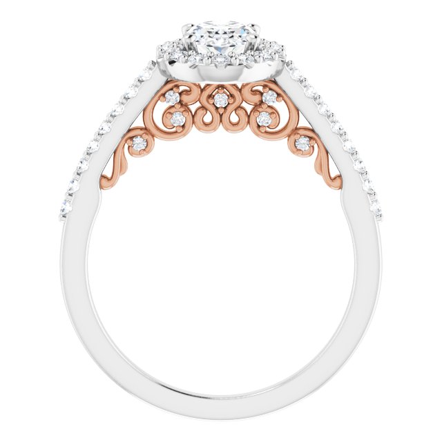Halo-Style Engagement Ring