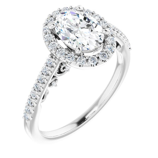 Halo-Style Engagement Ring