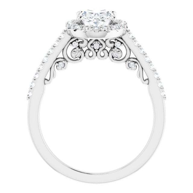 Halo-Style Engagement Ring