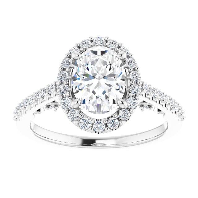Halo-Style Engagement Ring