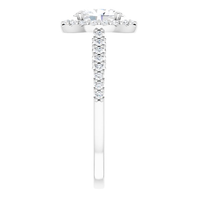 Halo-Style Engagement Ring