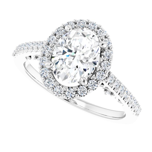 Halo-Style Engagement Ring