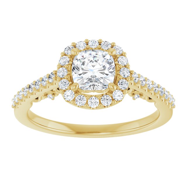Halo-Style Engagement Ring