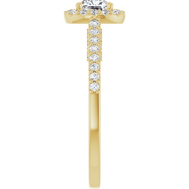 Halo-Style Engagement Ring