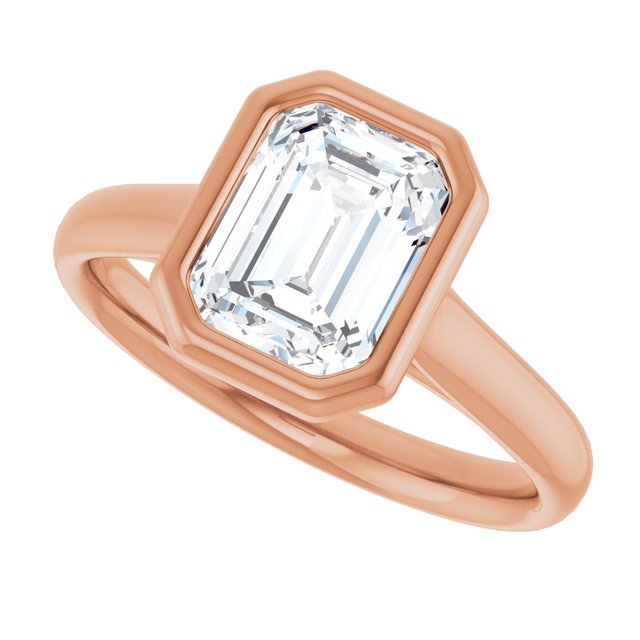 Bezel-Set Solitaire Engagement Ring