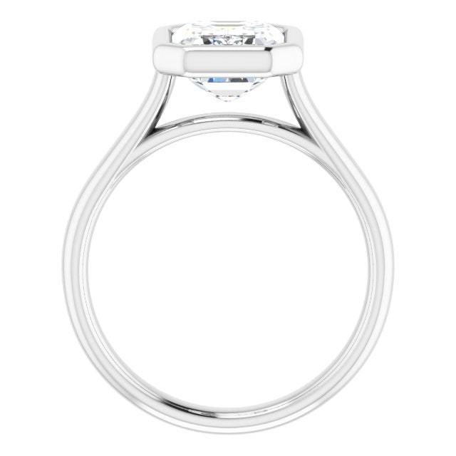 Bezel-Set Solitaire Engagement Ring
