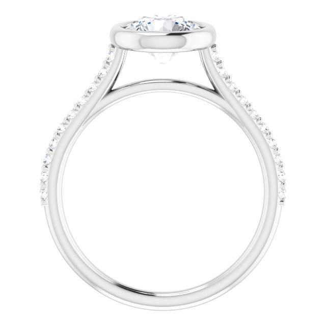 Bezel-Set Engagement Ring