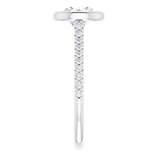Bezel-Set Engagement Ring