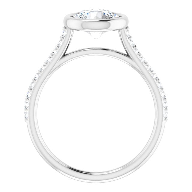 Bezel-Set Engagement Ring