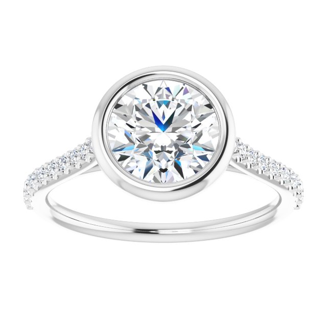 Bezel-Set Engagement Ring