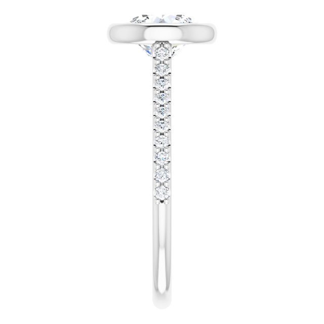 Bezel-Set Engagement Ring