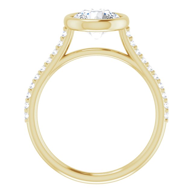 Bezel-Set Engagement Ring