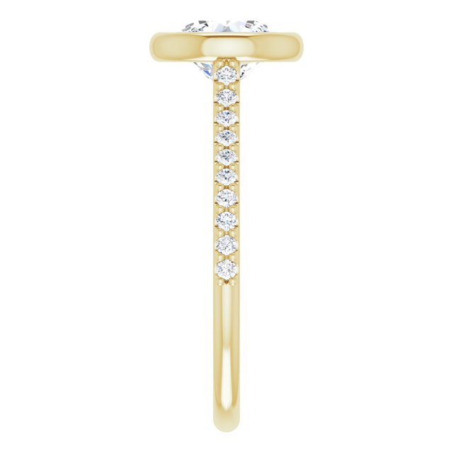 Bezel-Set Engagement Ring