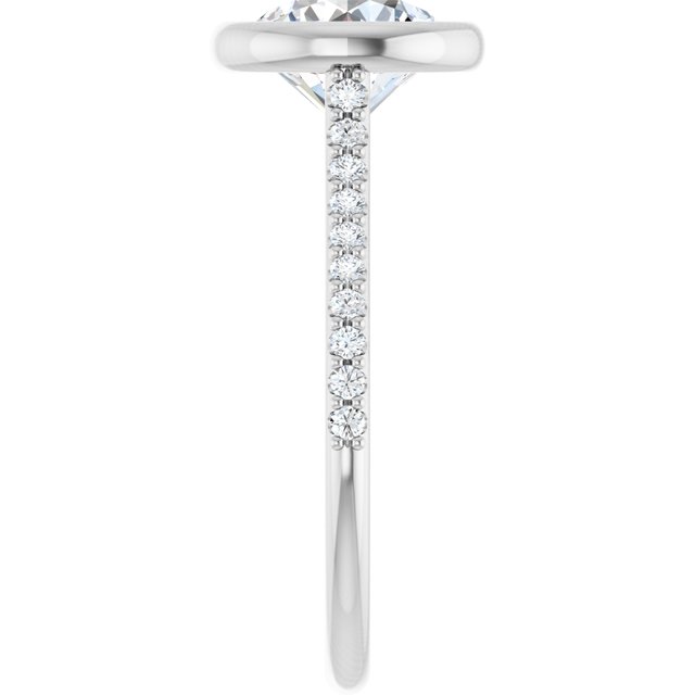 Bezel-Set Engagement Ring