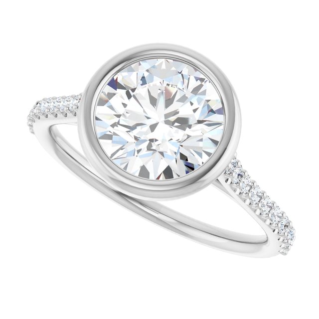 Bezel-Set Engagement Ring