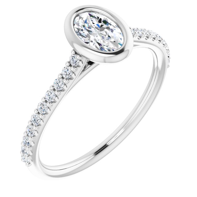Bezel-Set Engagement Ring