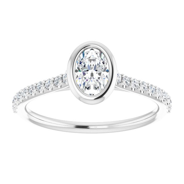 Bezel-Set Engagement Ring