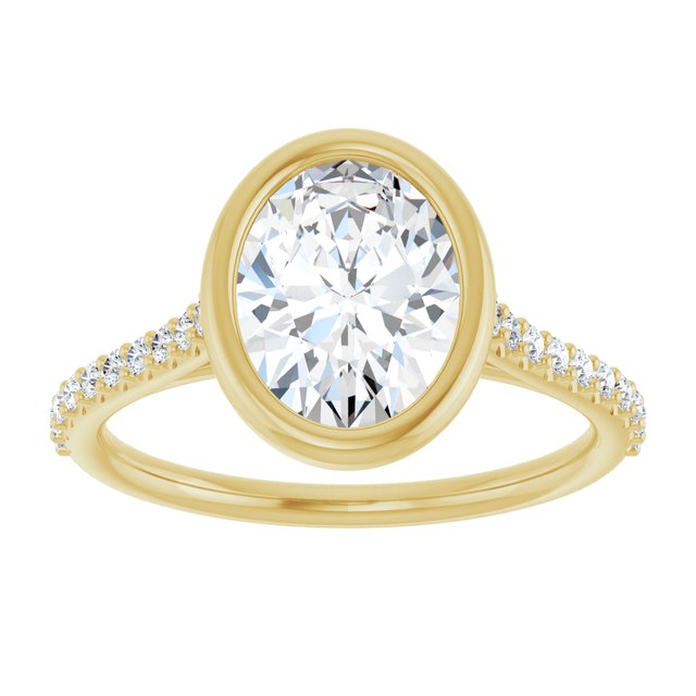 Bezel-Set Engagement Ring