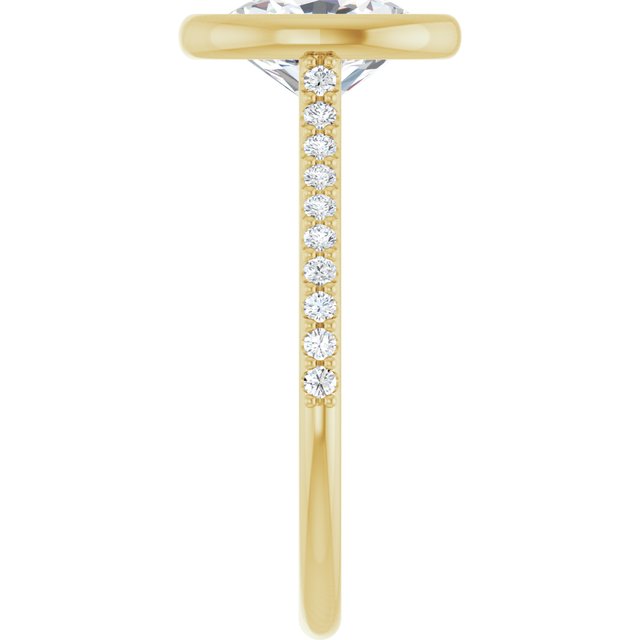 Bezel-Set Engagement Ring