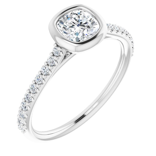 Bezel-Set Engagement Ring