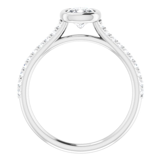 Bezel-Set Engagement Ring