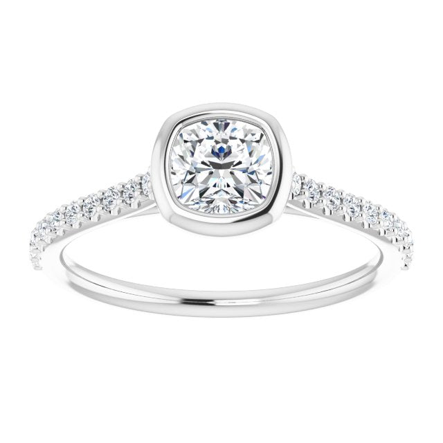 Bezel-Set Engagement Ring