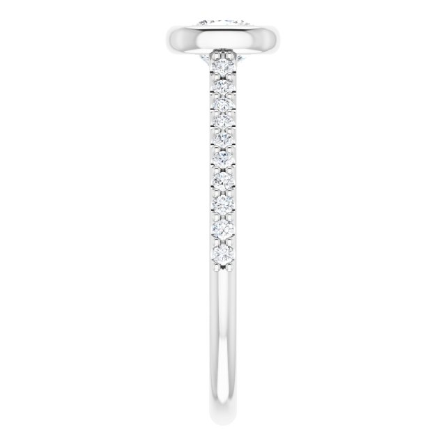 Bezel-Set Engagement Ring
