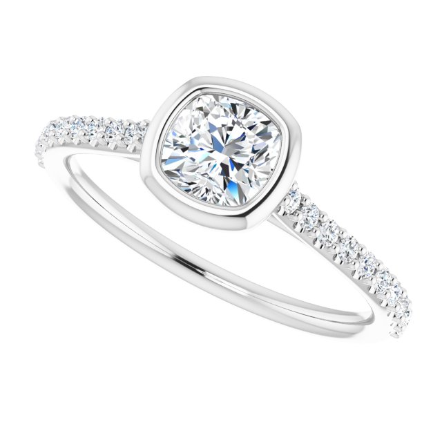 Bezel-Set Engagement Ring