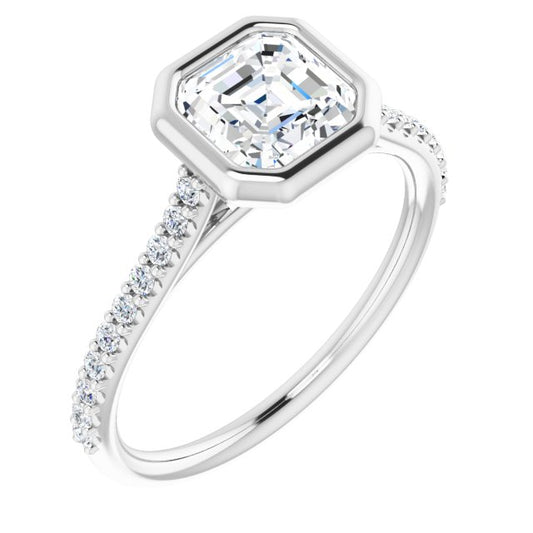 Bezel-Set Engagement Ring