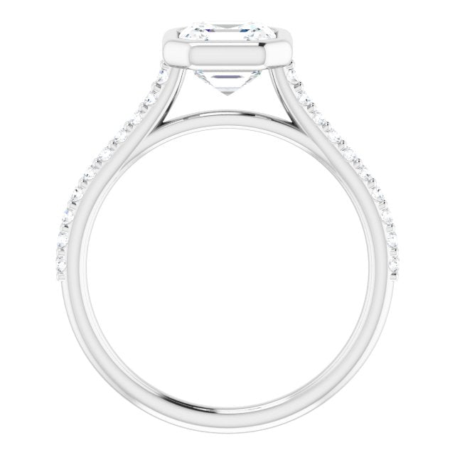 Bezel-Set Engagement Ring