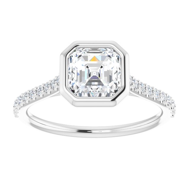 Bezel-Set Engagement Ring
