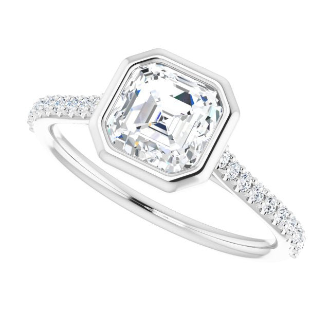 Bezel-Set Engagement Ring