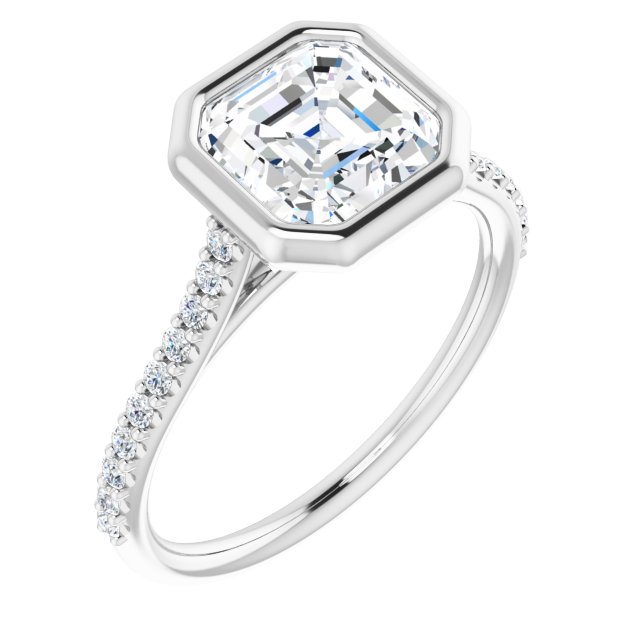 Bezel-Set Engagement Ring