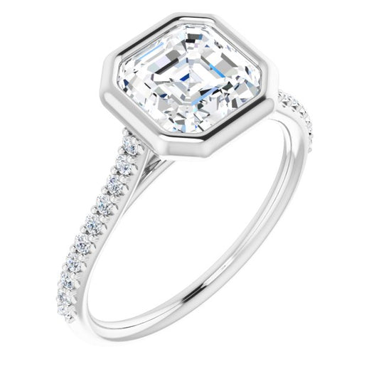Bezel-Set Engagement Ring