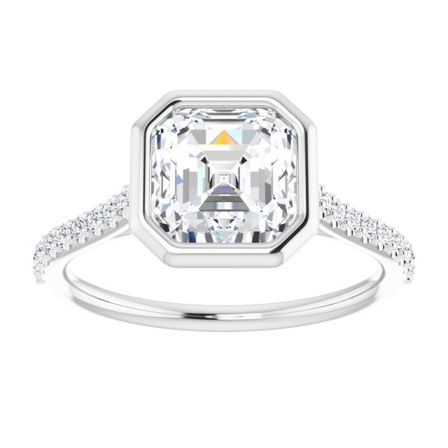 Bezel-Set Engagement Ring