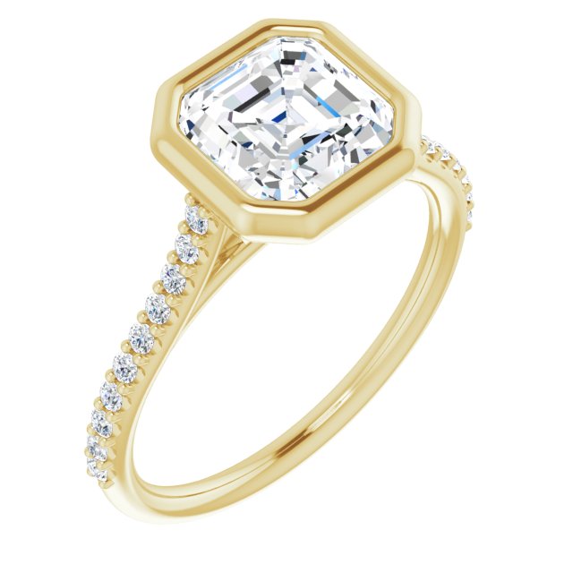 Bezel-Set Engagement Ring
