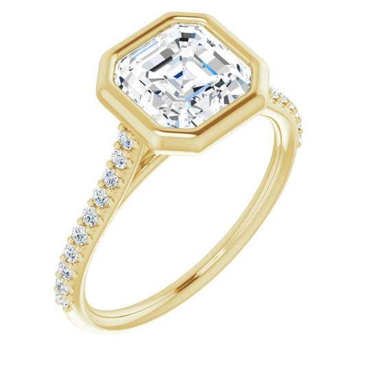 Bezel-Set Engagement Ring